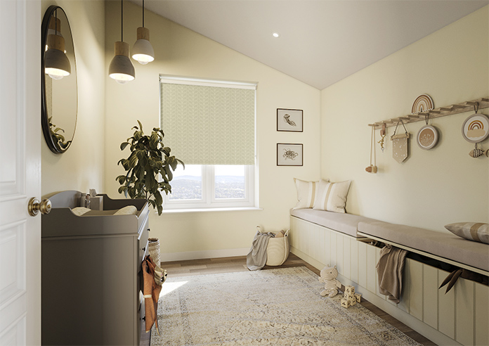 Orla Kiely Linear Stem, Pebble - Roller Blind - Image 7